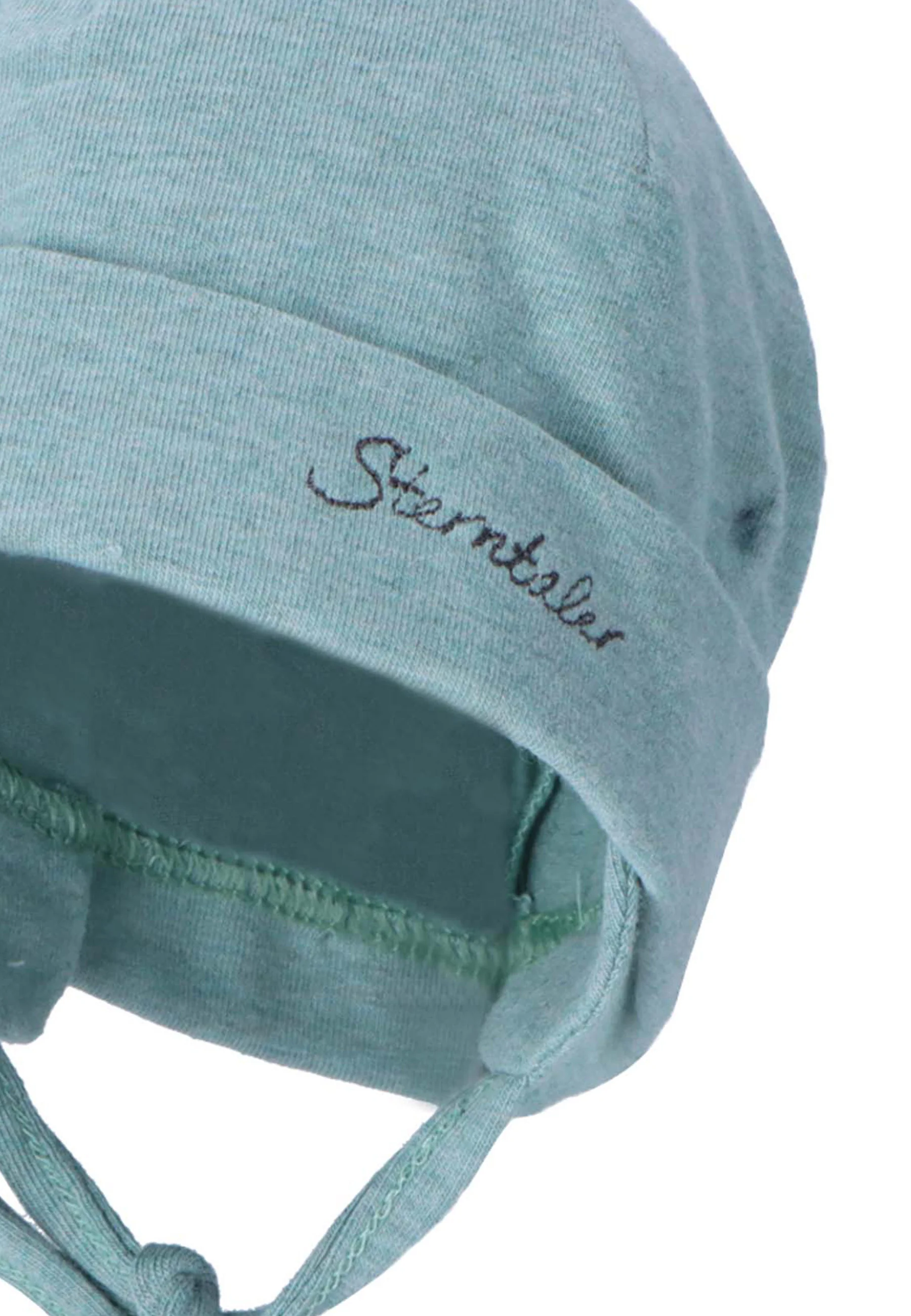 OCS Beanie aus Singlejersey Melange (Bio) Silber
