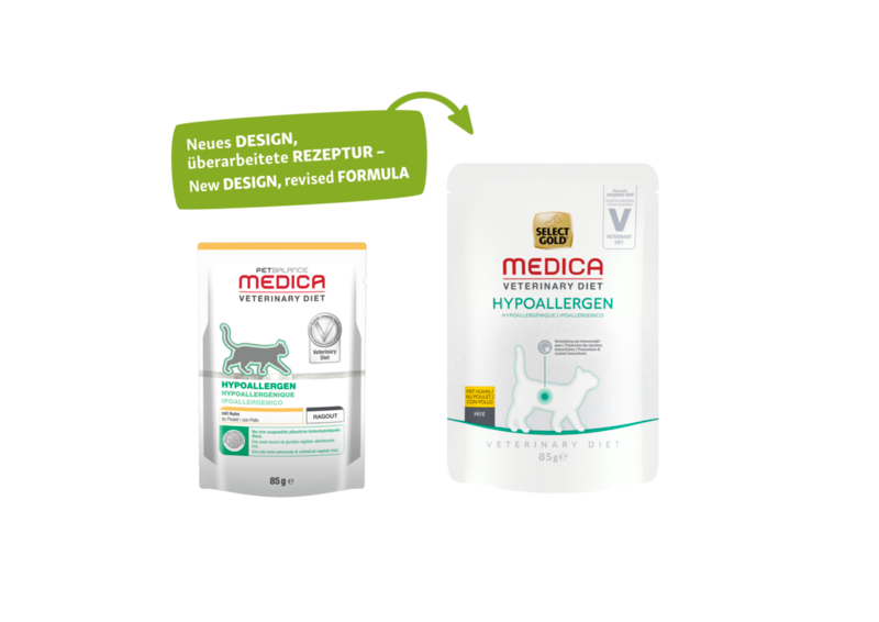 SELECT GOLD Nassfutter SELECT GOLD Medica Hypoallergen 24x85g Huhn