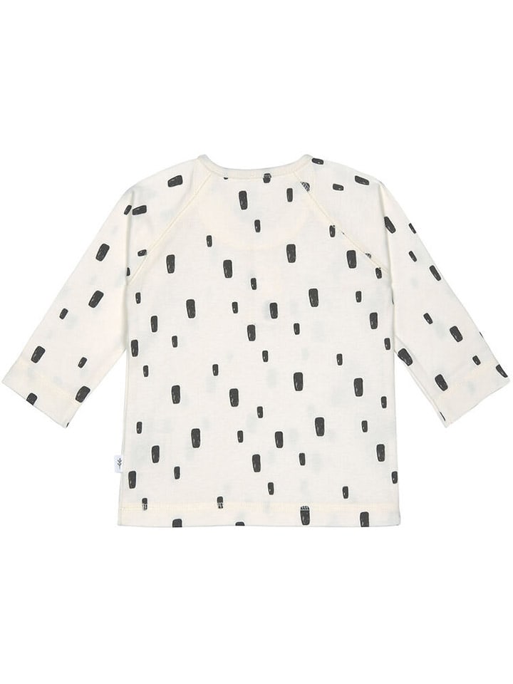 Lässig Longsleeve in Creme/ Dunkelblau günstig kaufen