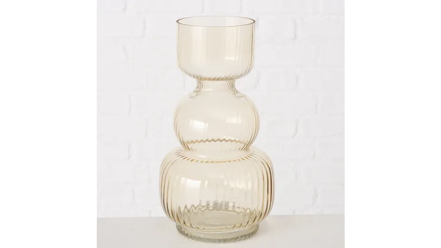 Boltze Vase Gianna gelb