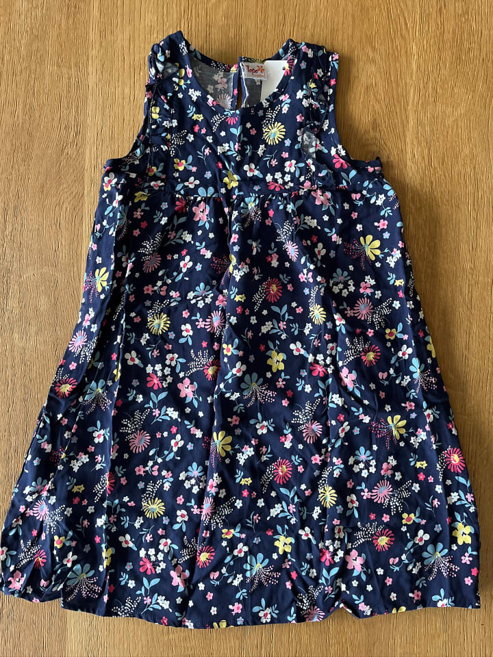 Topo Kleid in Dunkelblau/ Bunt günstig kaufen 116