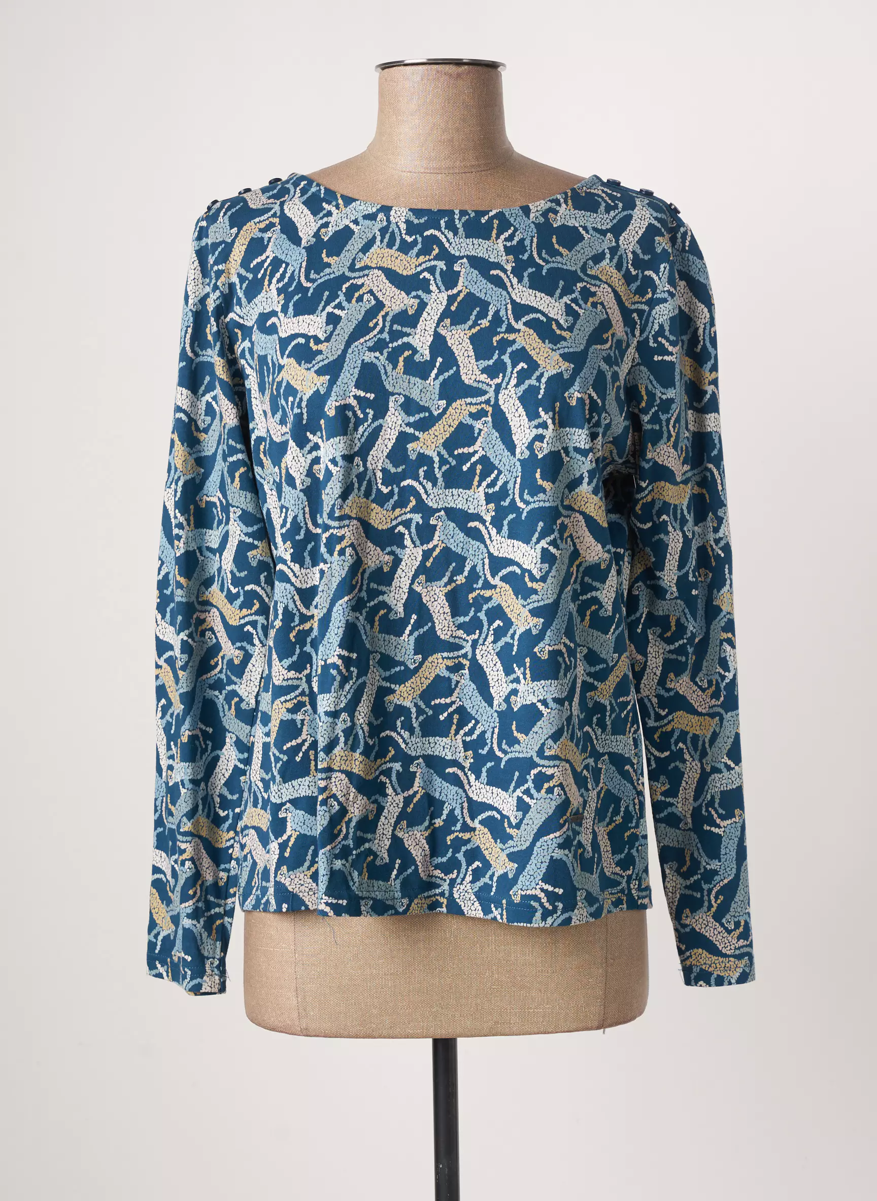 Agathe   Louise Tshirts Femme couleur bleu