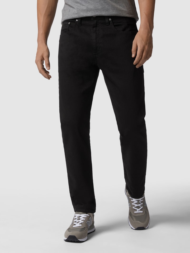 Regular Fit Jeans mit Stretch-Anteil Modell '502™' in schwarz