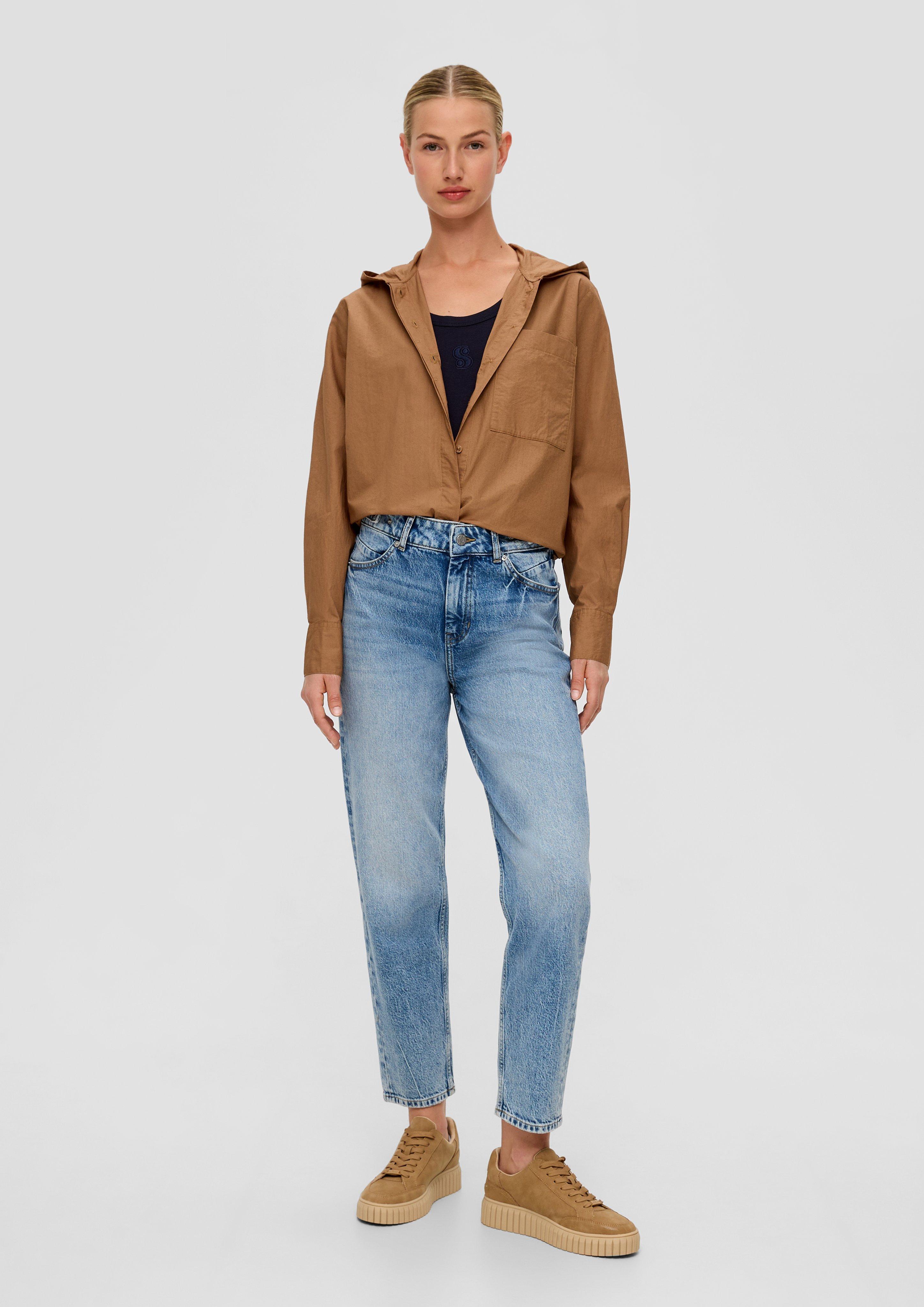 Ankle Jeans / Regular Fit / High Rise  / Druckknopfriegel  2135882-55Z4