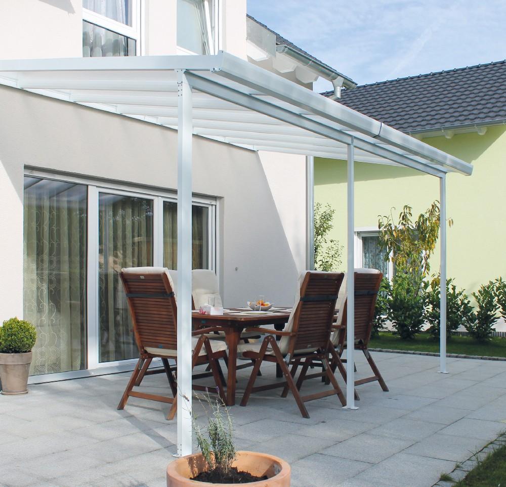 Gutta Terrassendach Bausatz Typ A (Weiss) 3060 x 3060 mm