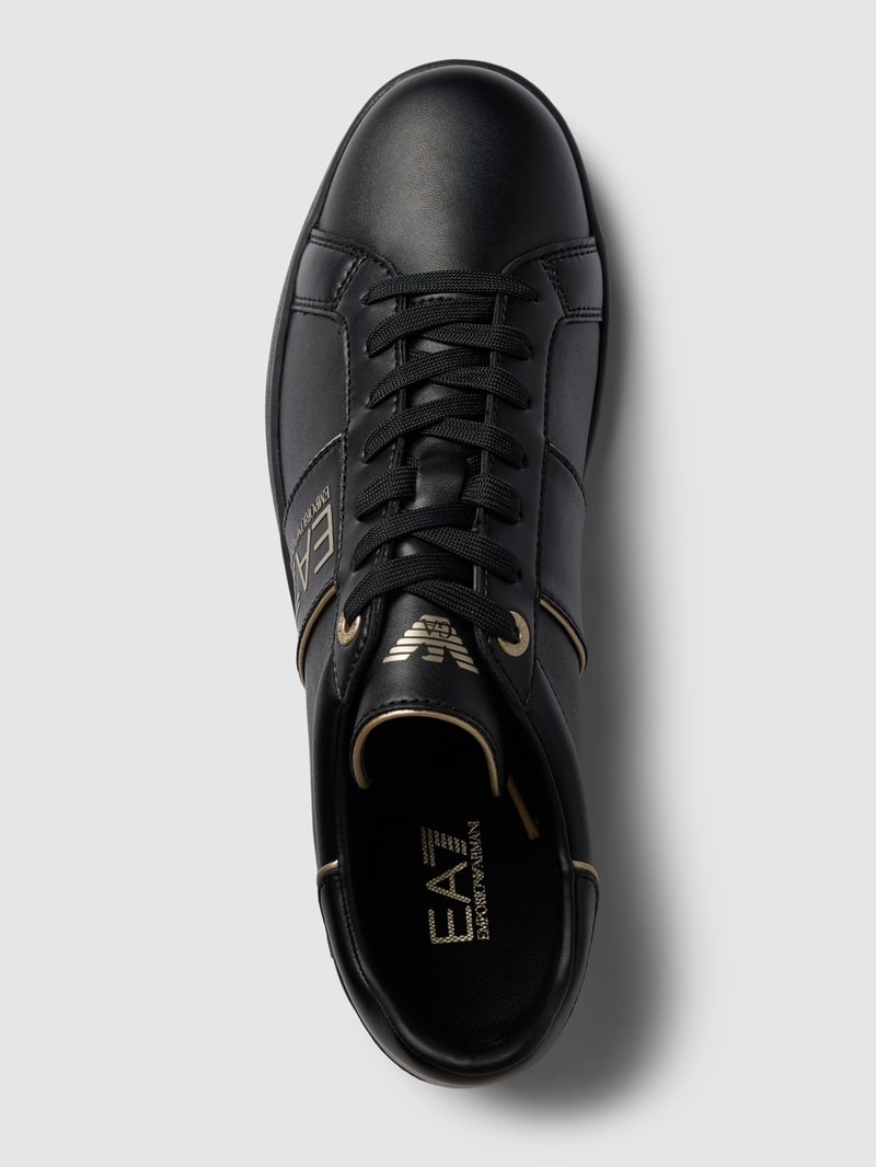 Sneaker mit Label-Details Modell 'CLASSIC' in schwarz