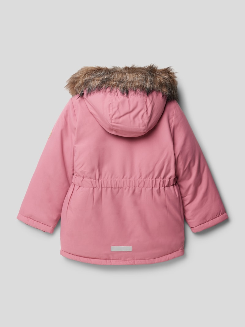 Parka mit Druckknopftaschen Modell 'Marlin' in rosé