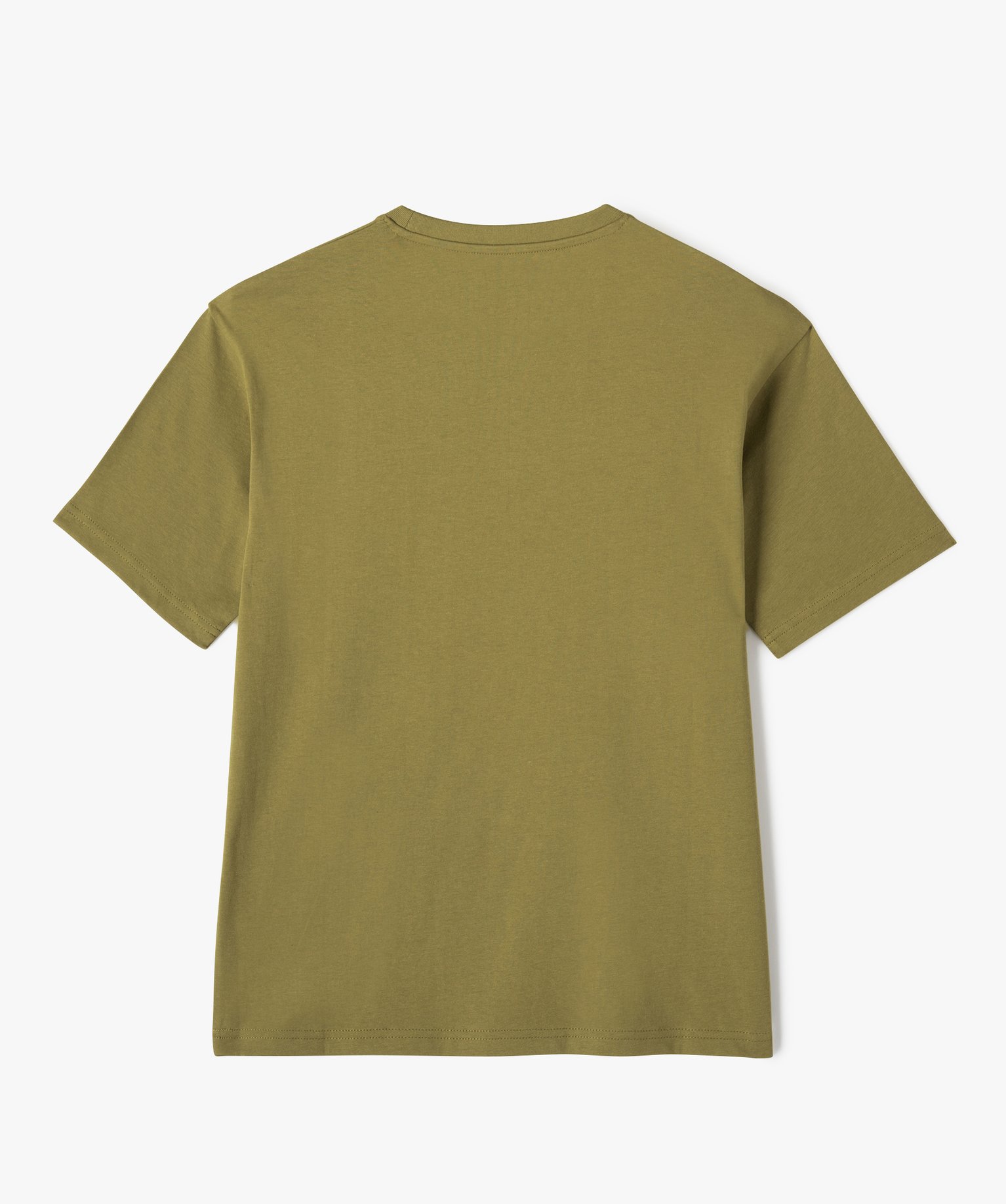 Tee-shirt à manches courtes en coton avec inscription skate... vert | GEMO