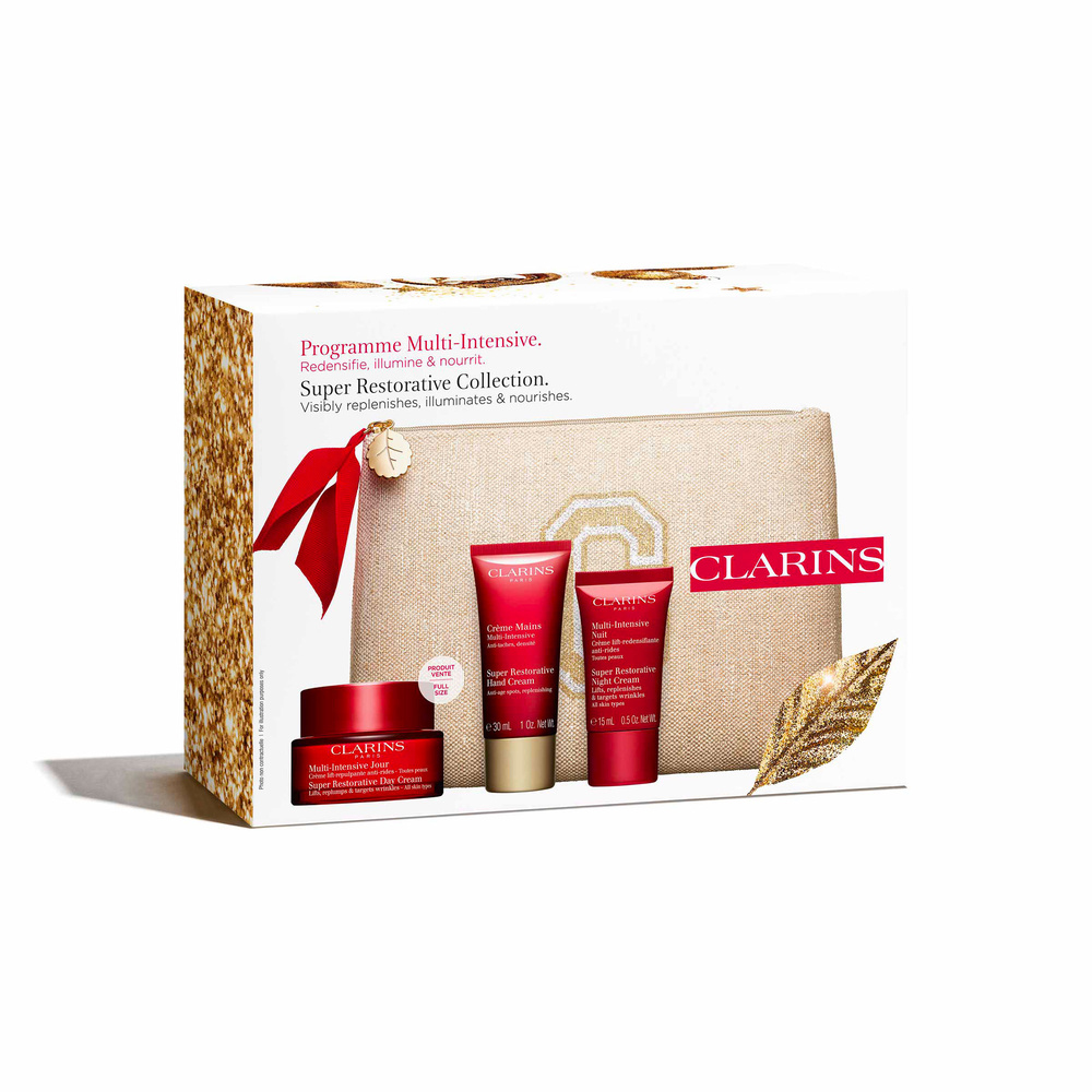 Clarins Coffret Multi Intensive Jour - Mes essentiels anti-rides & densité Coffret Noël Soin visage anti-âge, anti-rides dès 50ans