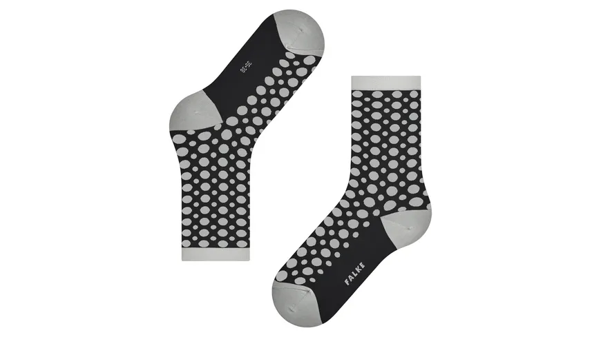 FALKE Damen Socken Mirage Dot schwarz