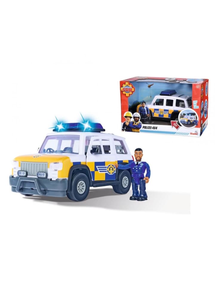 Simba Spielzeugfahrzeug Polizeiauto 4x4 Feuerwehrmann S., mit Figur günstig kaufen onesize
