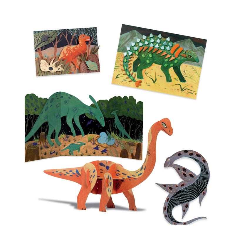 Coffret multi-activités Le monde des dinosaures Djeco