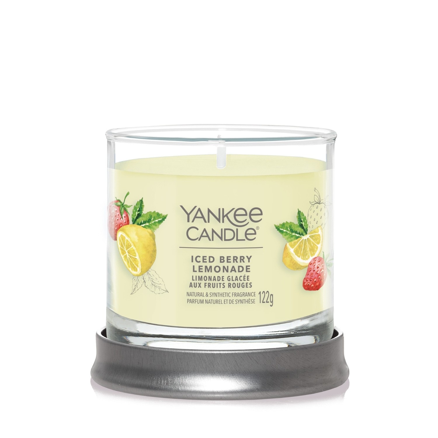 YANKEE CANDLE Mažas puodelis Ledinis Limonadas su Raudonosiomis Uogomis