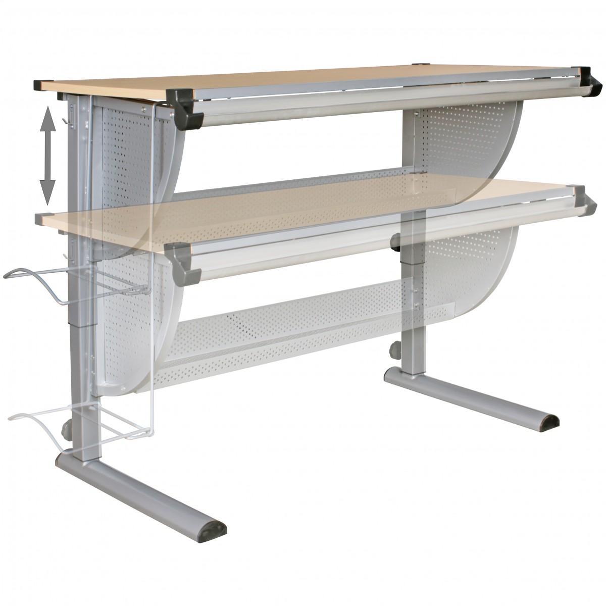 Wohnling Kinderschreibtisch MAXI, Buche