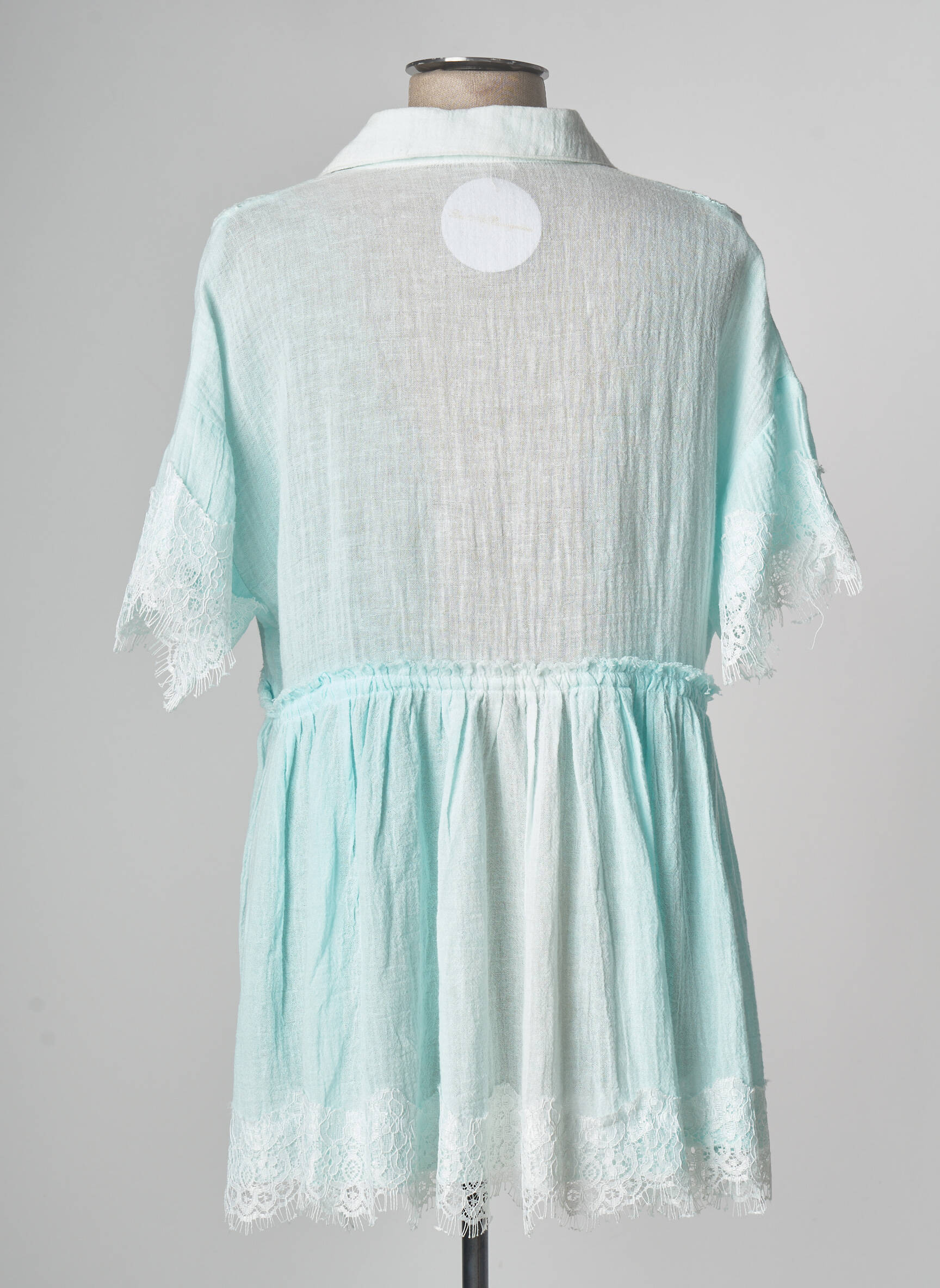 Les Neo Bourgeoises Tuniquemanchecourte Femme couleur bleu