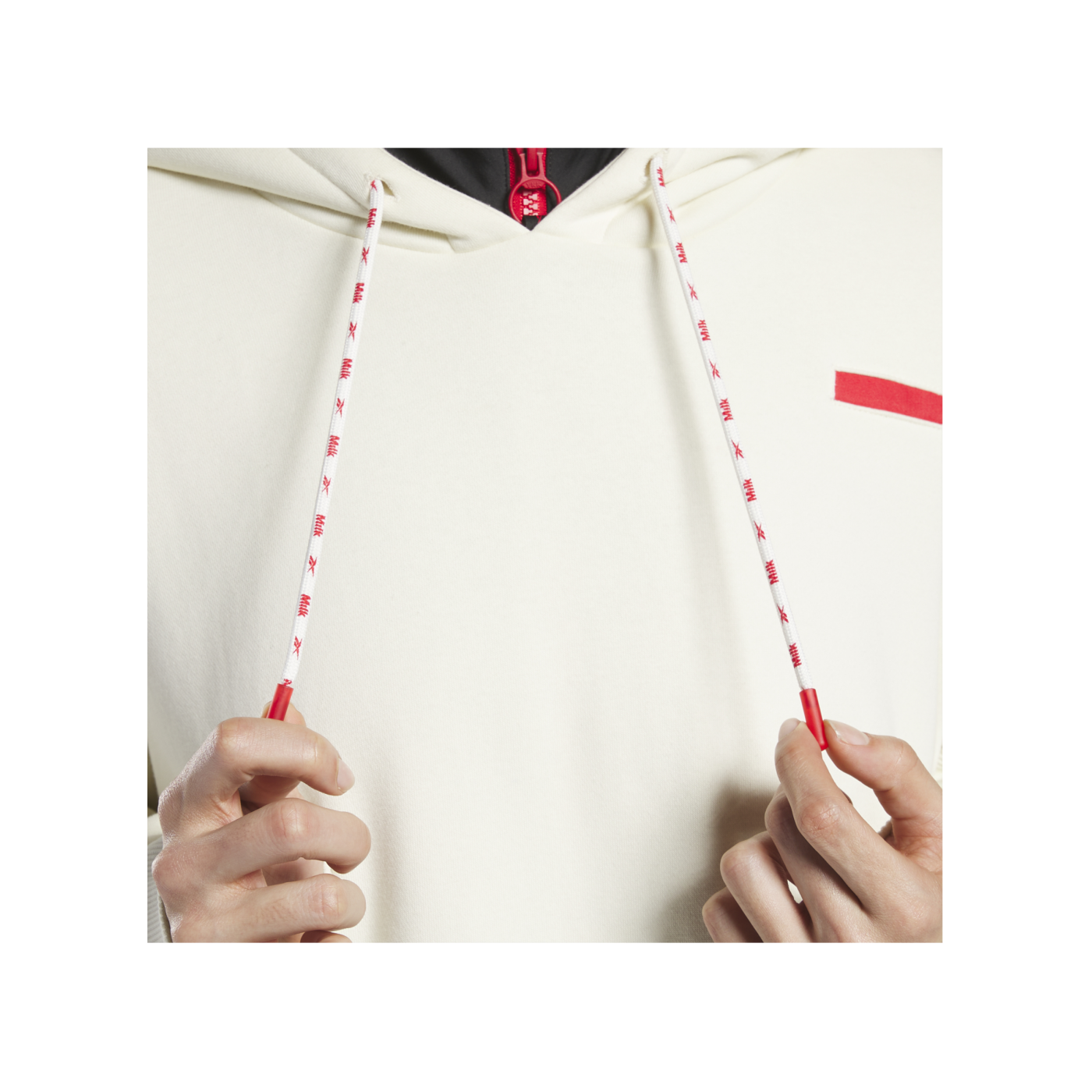 Reebok Milk Make Up Lux Hoody Weiss