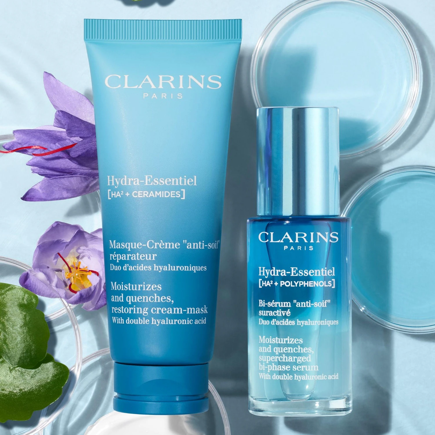 Superdoładowane serum Bi-serum firmy Clarins „przeciw pragnieniu”