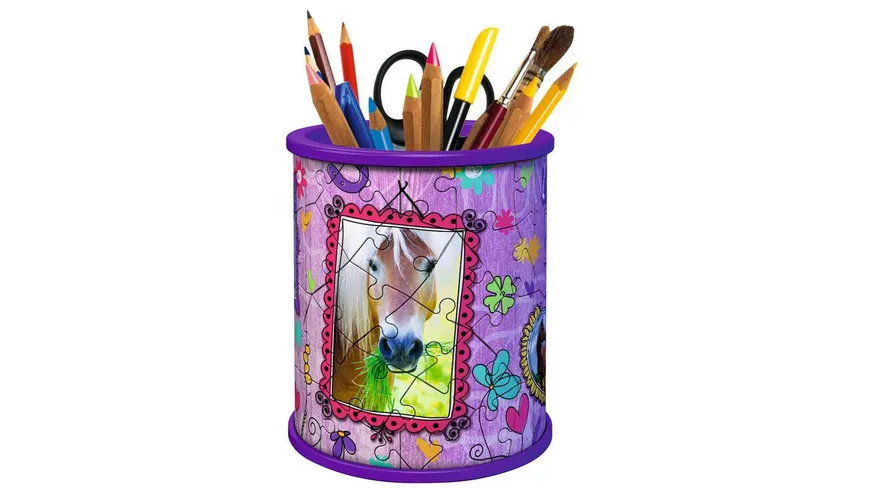Ravensburger Puzzle - 3D Puzzle-Organizer - Utensilo Pferde