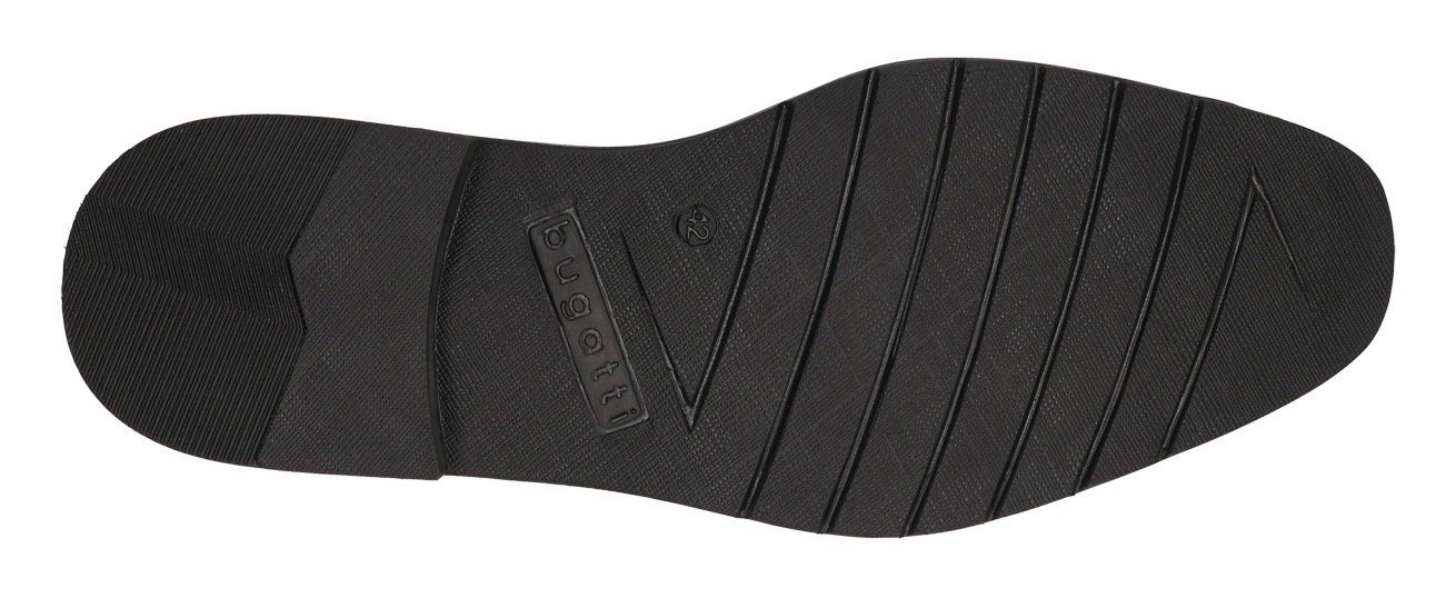 bugatti Schnürschuh mit seitlicher Logoprägung