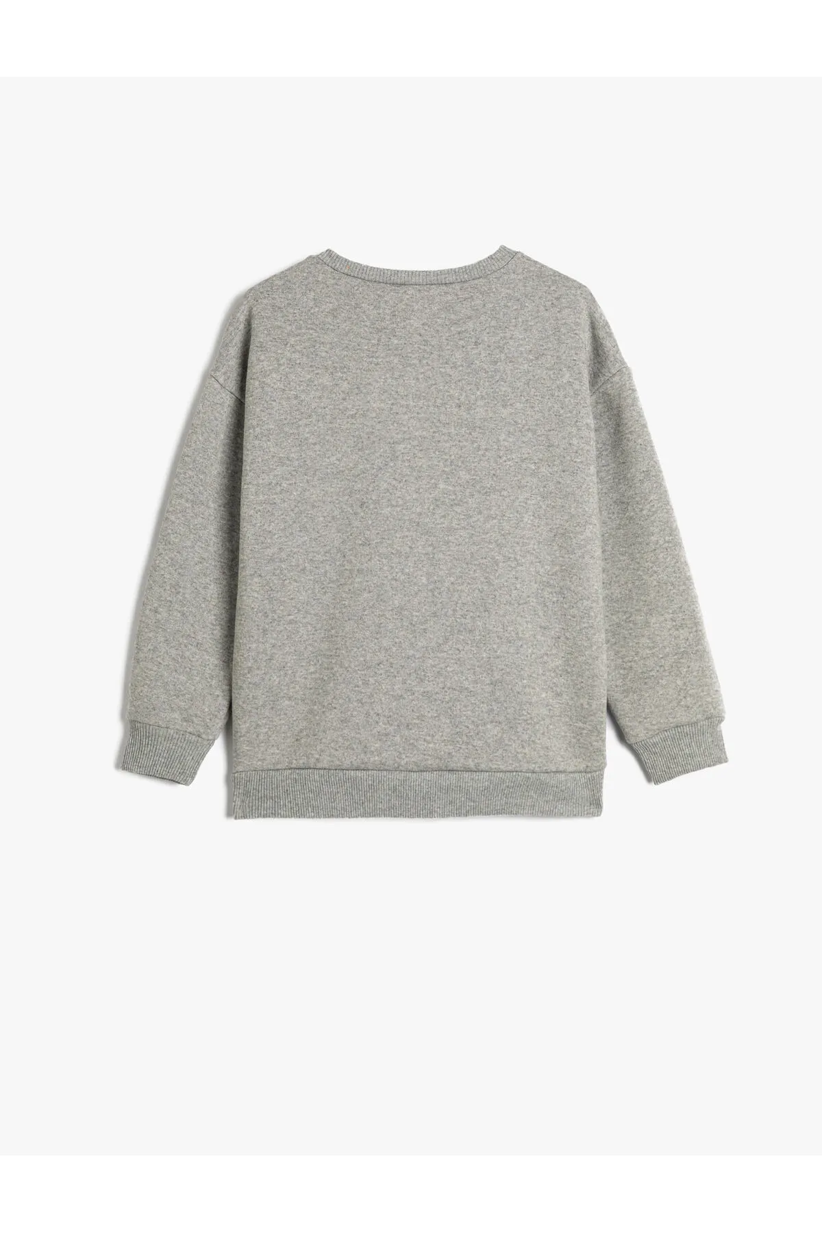 Koton  Rüschen-Rundhalsausschnitt mit Sweat-Tiger-Print