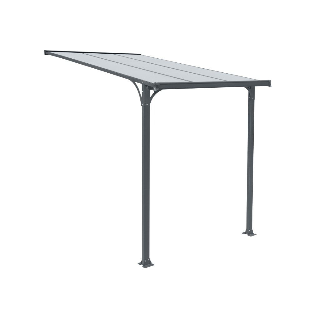 HOME DELUXE Vordach CUBIS - aus Aluminium (Komplettset), Überdachung für den Eingangsbereich, Haustür