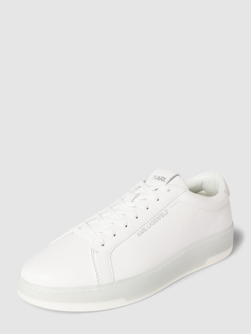 Sneaker aus Leder Modell 'KOURT' in weiß