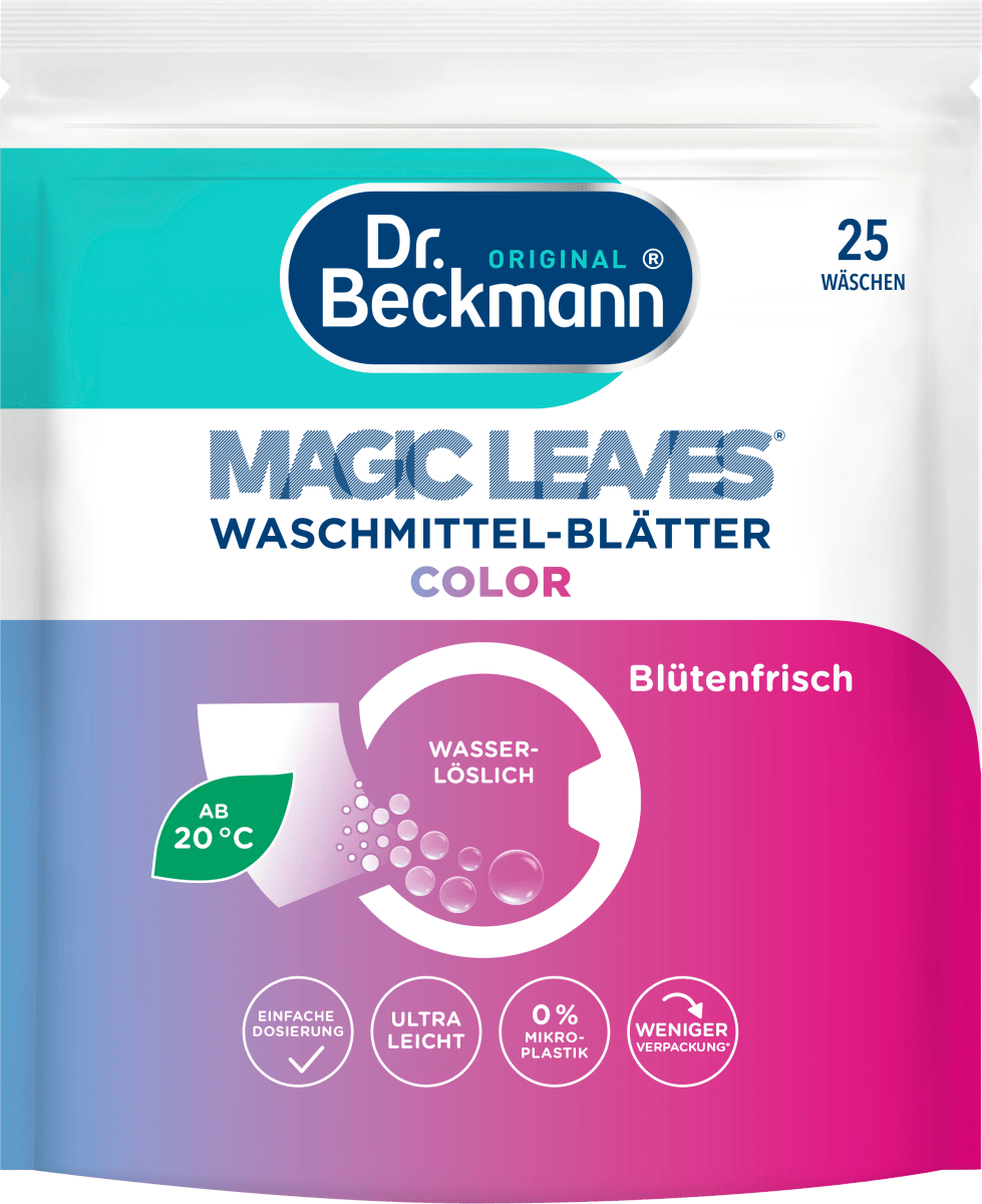 Waschmittel Blätter Color, 25 Wl