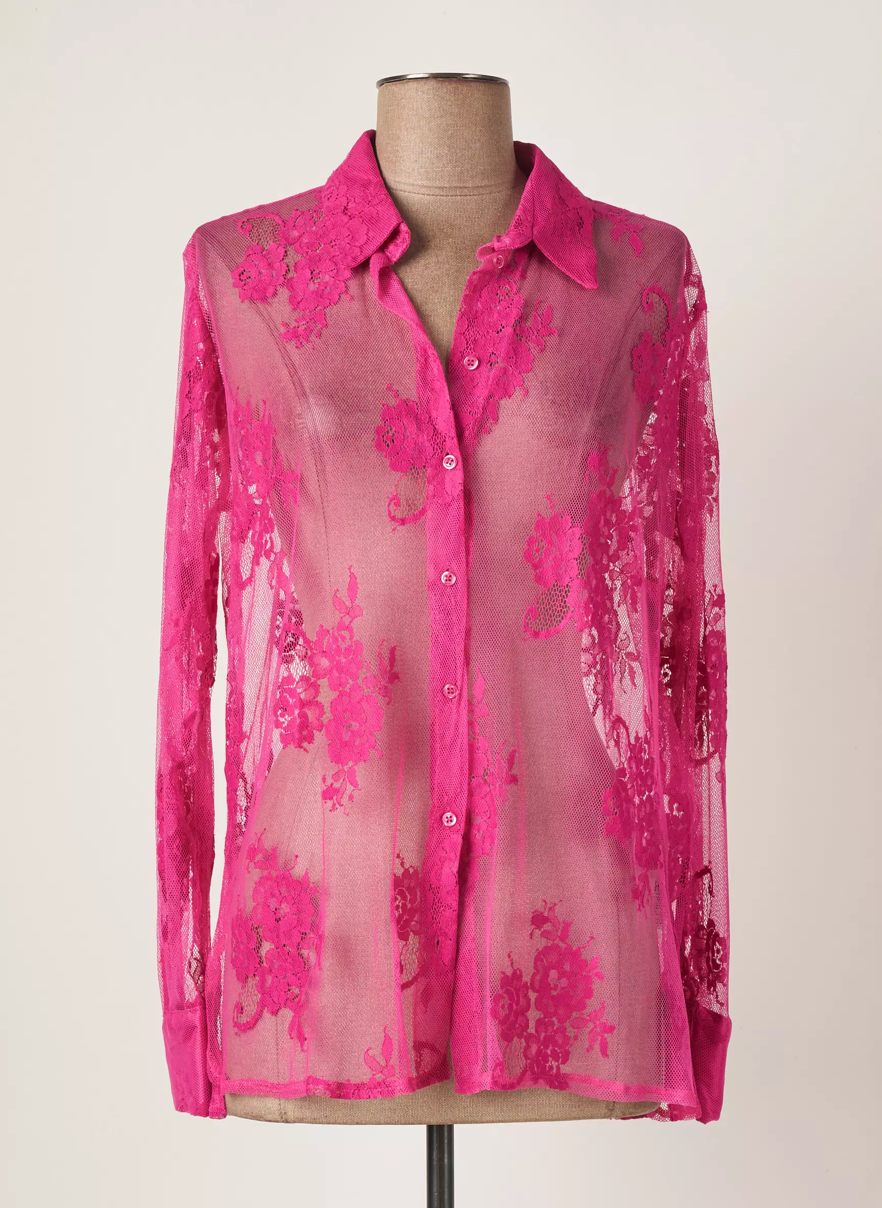 Dixie Chemisiers Femme couleur rose