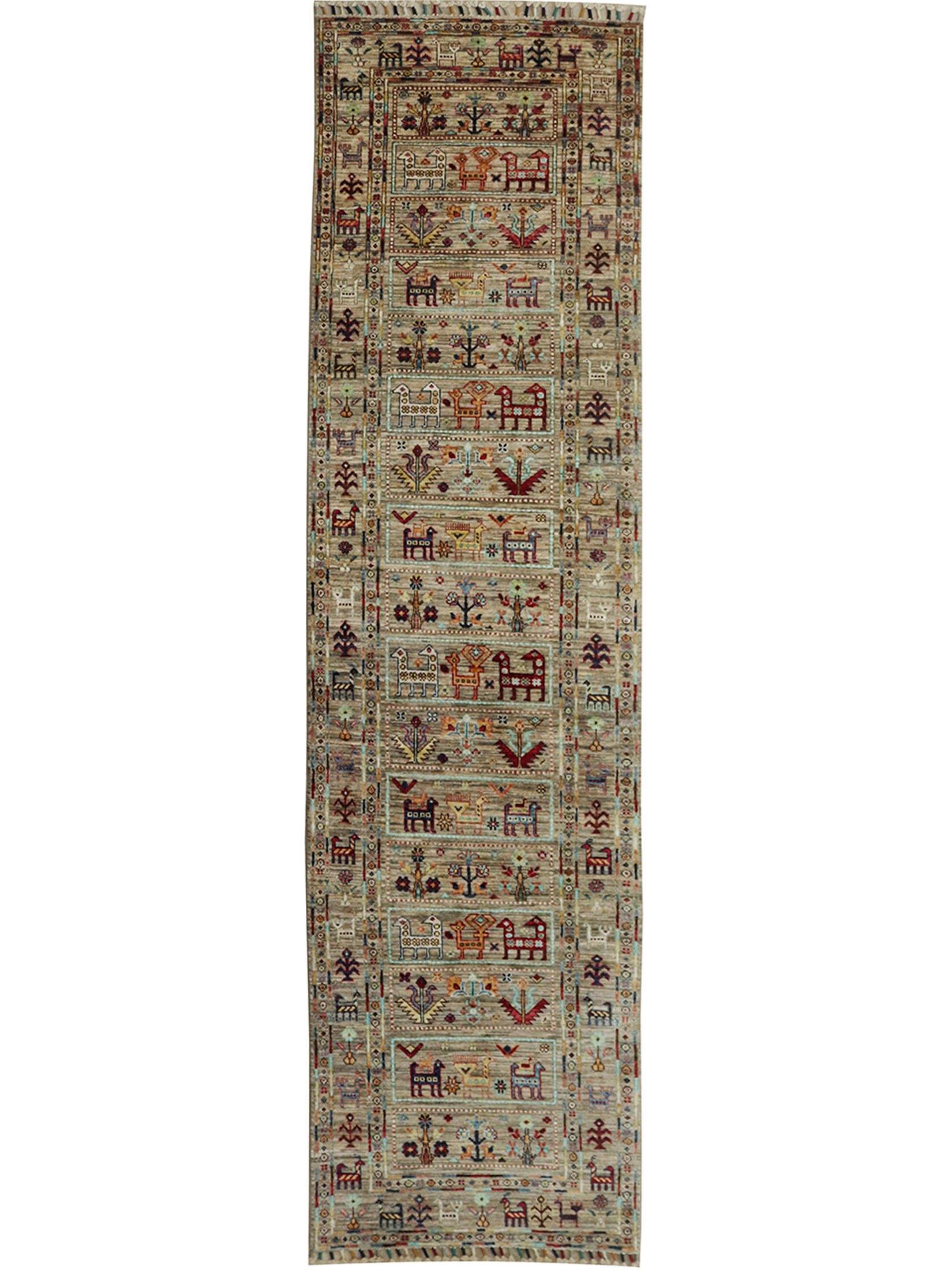 Chobi Schal ca. 83 x 302 cm, Unikat / Einzelstück