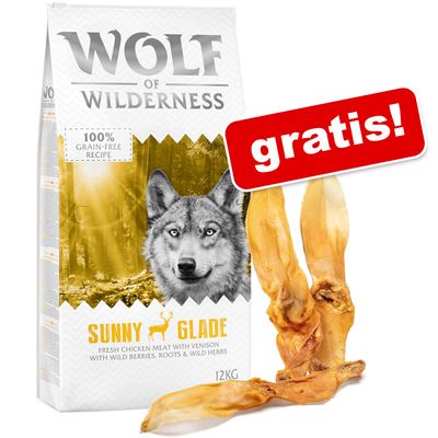 12 kg Wolf of Wilderness + Kaninchenohren gratis!