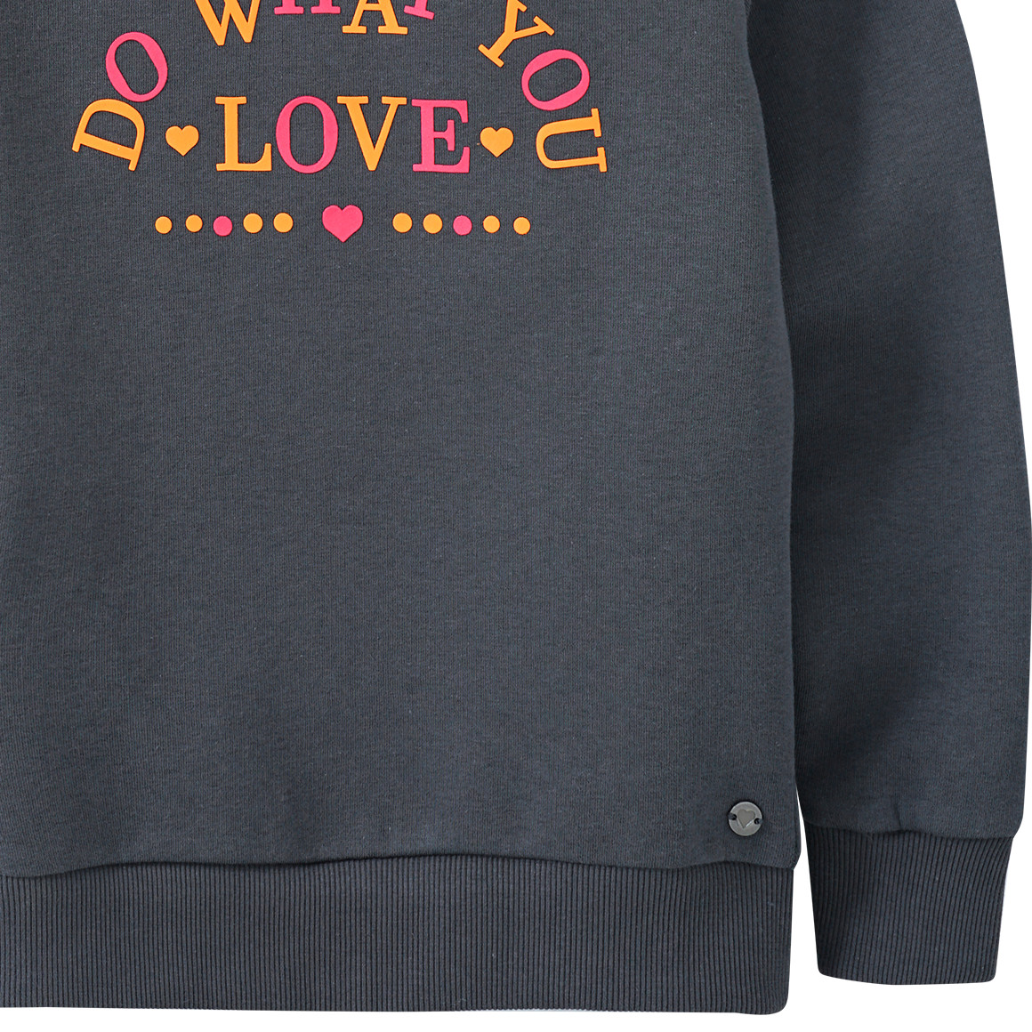 Mädchen Hoodie mit großem Schriftzug