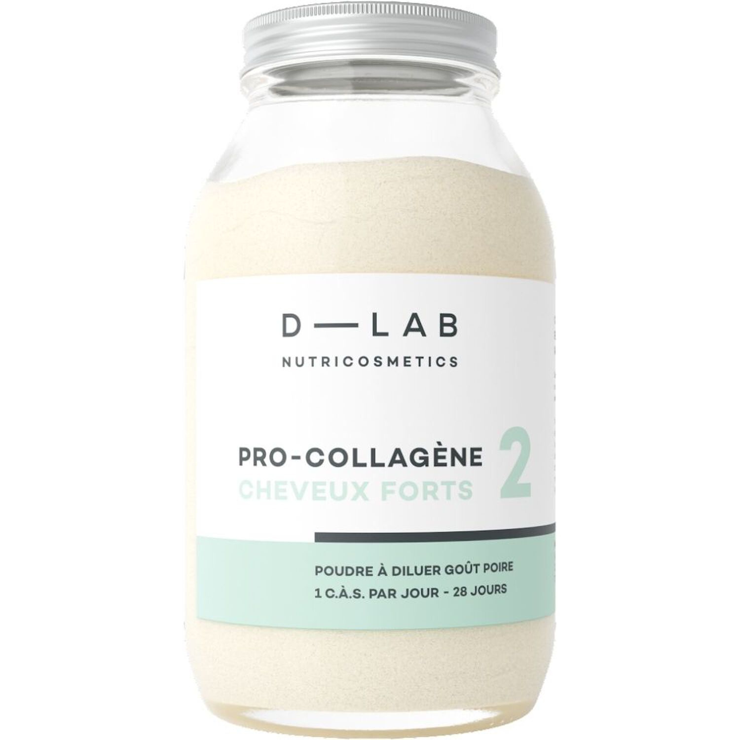 d-lab nutricosmetics Pro-Collagène Complément Alimentaire - Cheveux Forts 1 Mois