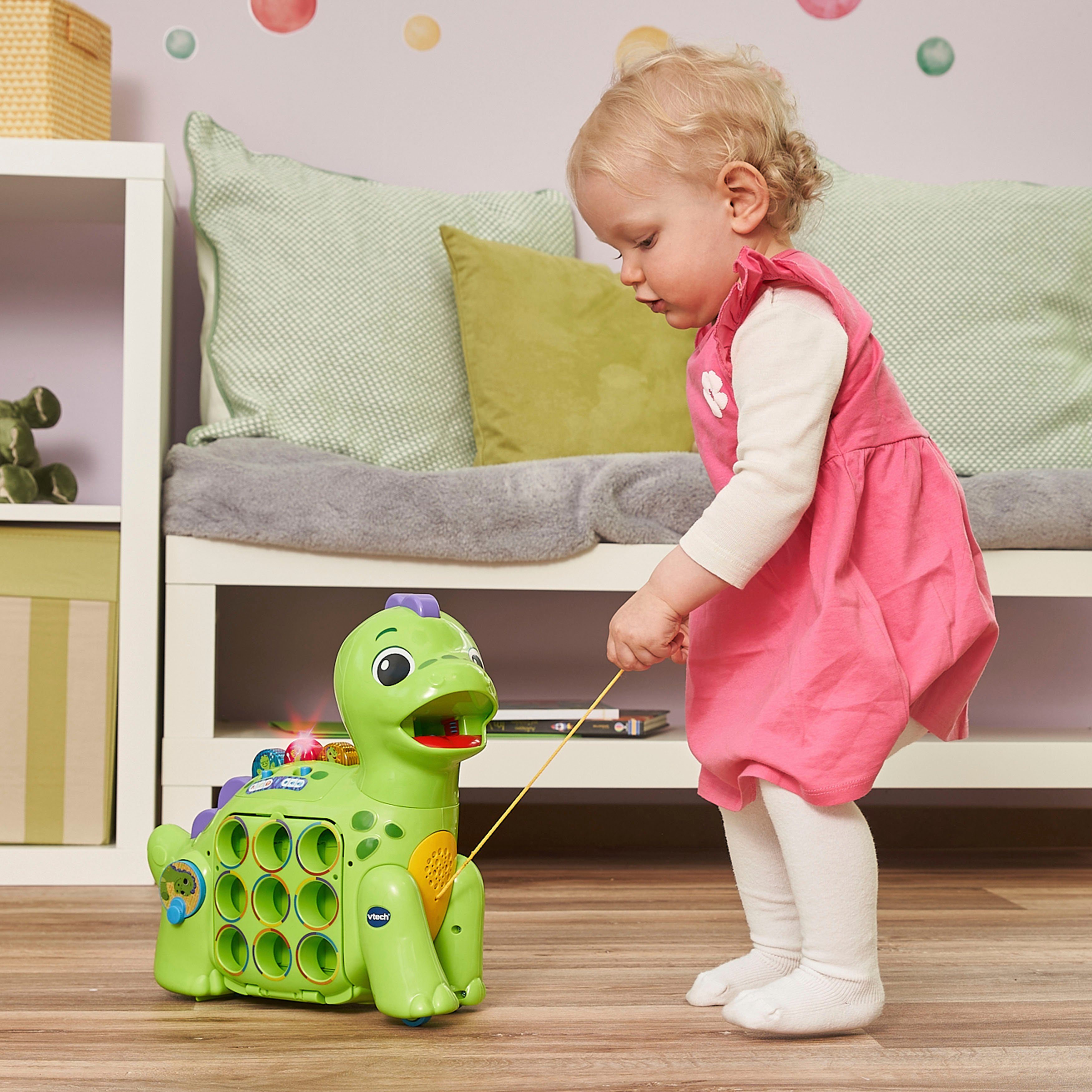 Vtech® Lernspielzeug Vtech Baby, Zähl-mit-mir-Dino, mit Sound
