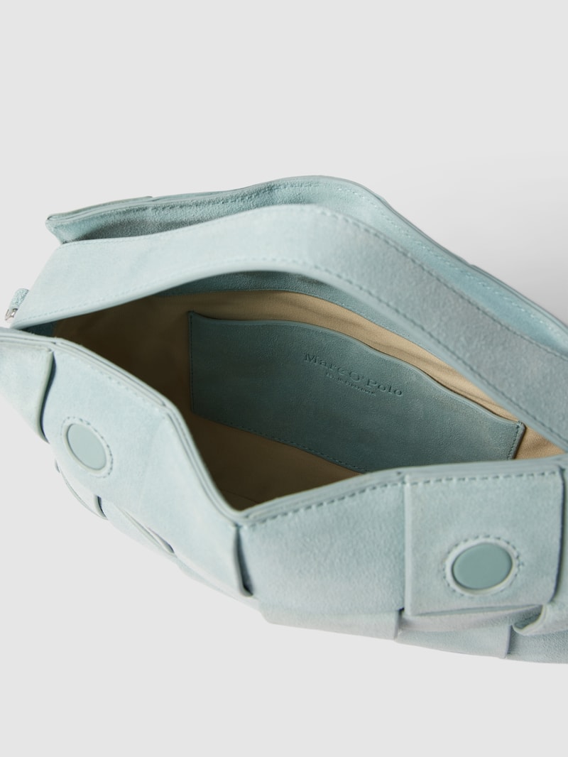 Handtasche im Flecht-Design Modell 'MAILA' in hellblau