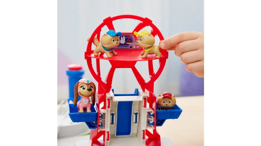 Spin Master - PAW Patrol: Der Mighty Kinofilm, Liberty + Junior Patrollers Spielset, mit Liberty, Micro, Nano und Mini