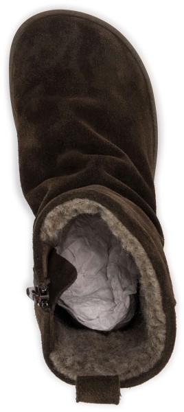 LANG.S ~ Velvet Stiefel Leder + Wolle ~ Brown