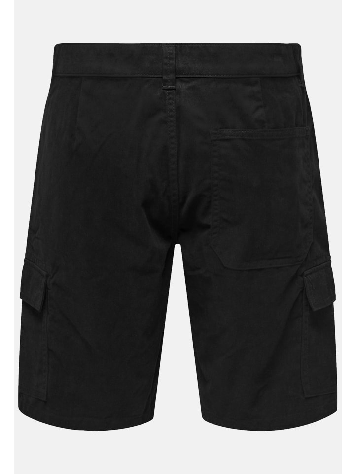 Only&Sons Shorts 'TURIN' in schwarz günstig kaufen