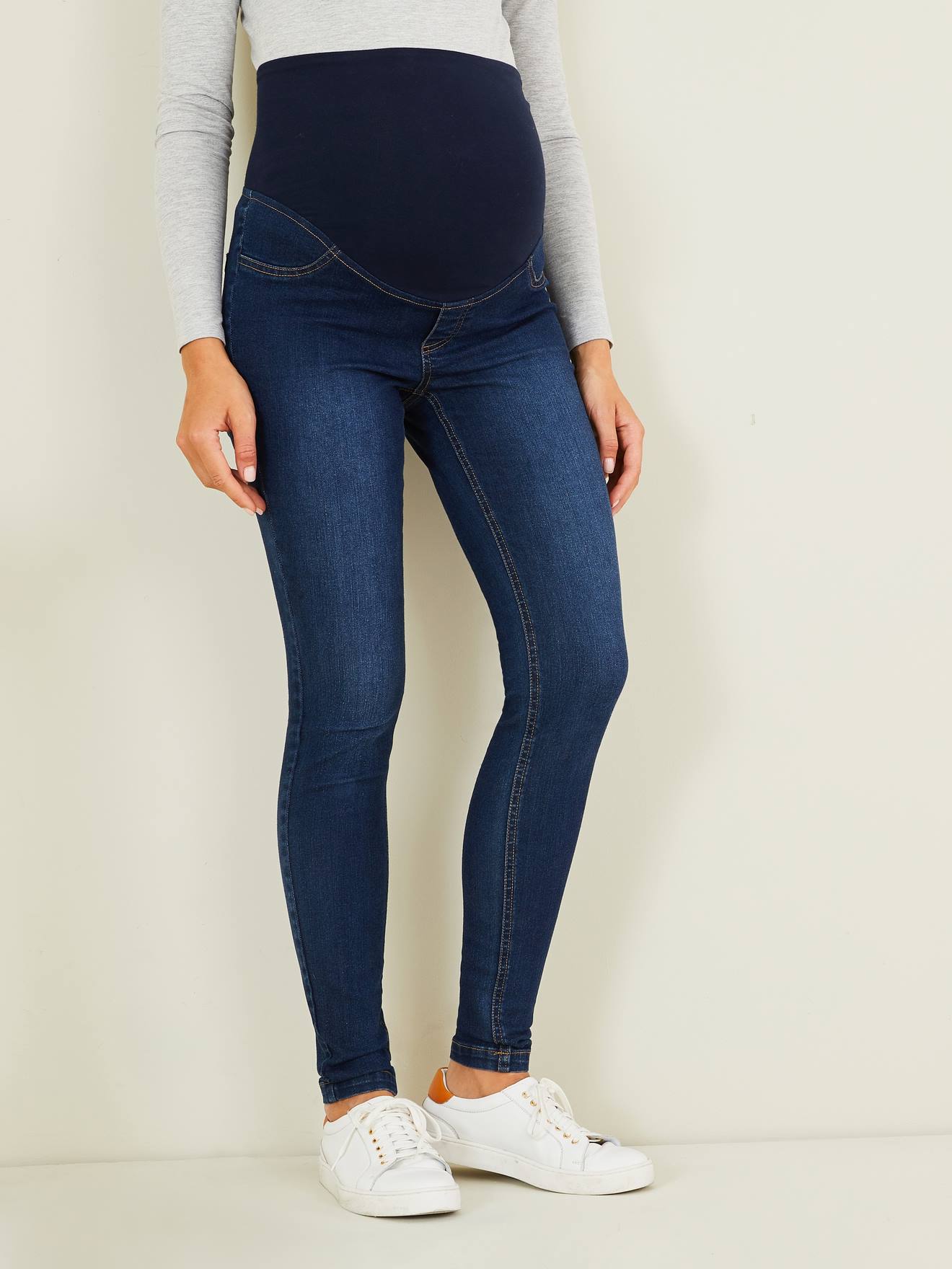 Vertbaudet Jeans-Treggings für die Schwangerschaft - schwarz
