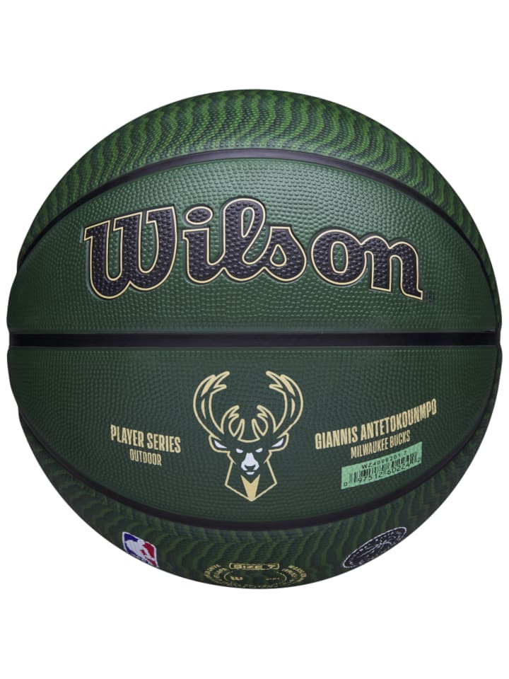 Wilson Wilson NBA Player Icon Giannis Antetokounmpo Outdoor Ball in Grün günstig kaufen 7