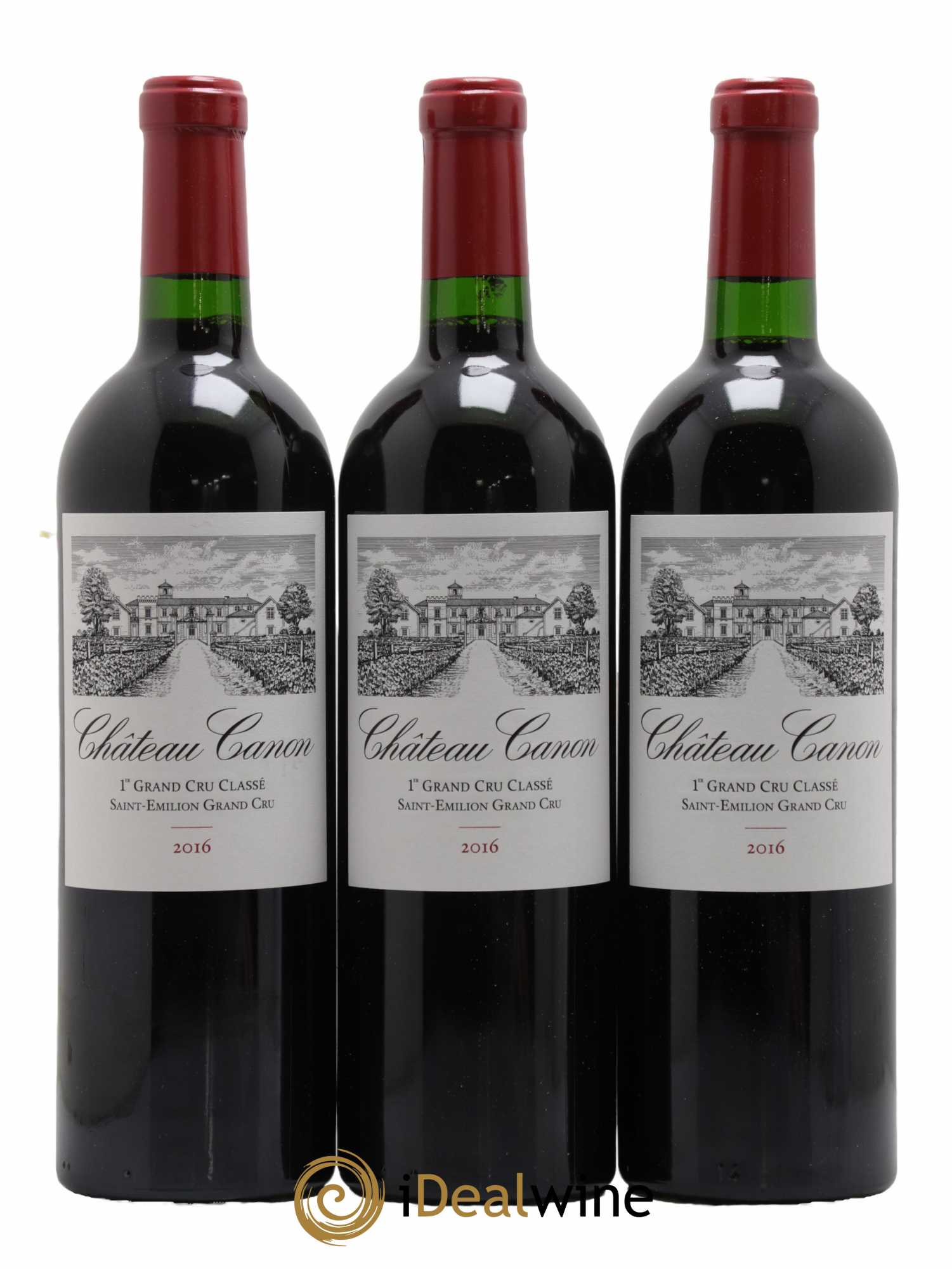 Château Canon 1er Grand Cru Classé B  2016 - Lot de 12 Bouteilles