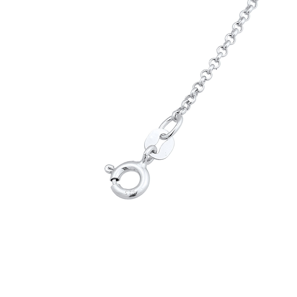 Elli Elli Bracelet Enfants étoile lune pendentif avec cristaux de zirconium en argent  Bracelet