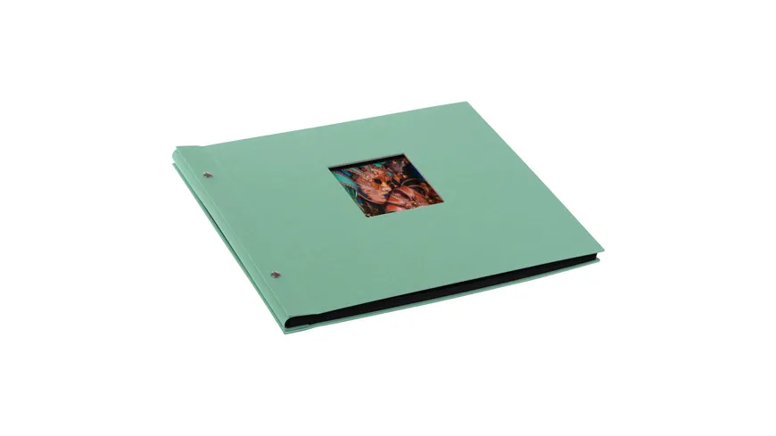 goldbuch Schraubalbum Bella Vista aqua, 39x31cm, 40 schwarze Seiten - erweiterbar
