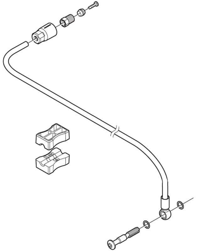 Shimano Bremsleitung SM-BH90 1000mm kürzbar