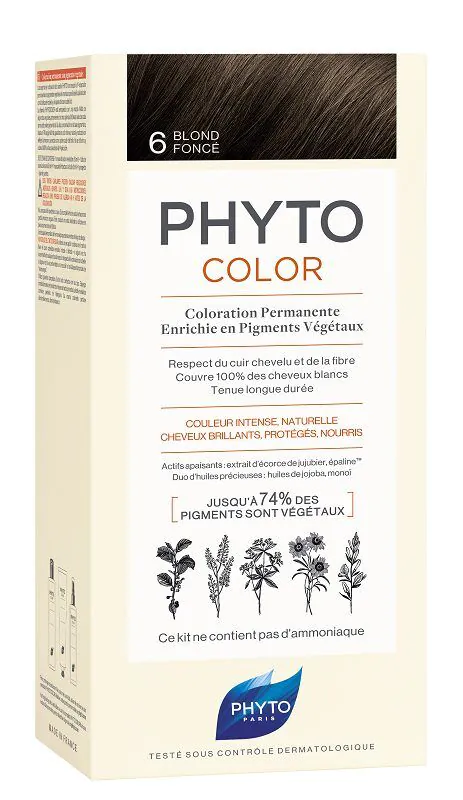 Phyto Phytocolor farba za kosu, 6 tamno plava