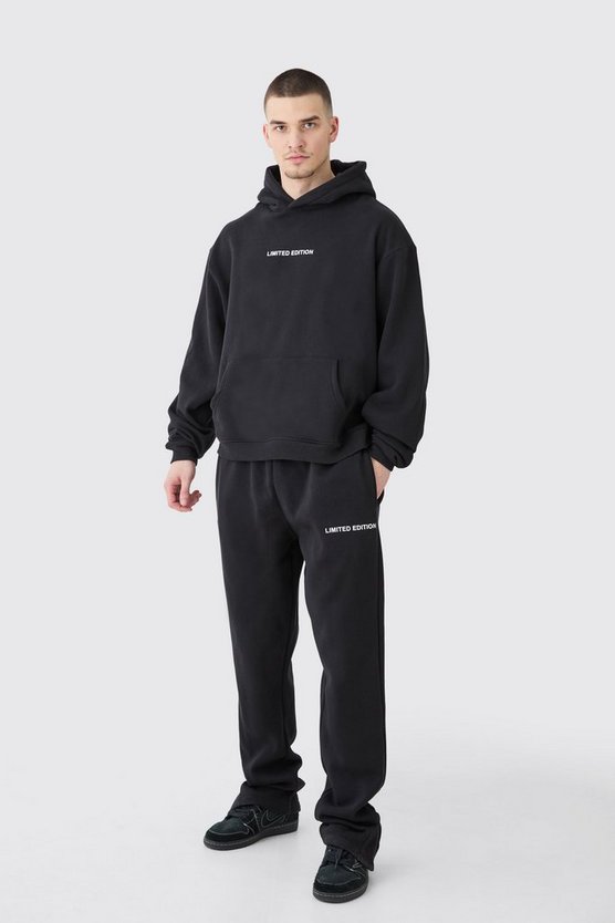 Tall Oversized Boxy Split Hem Tracksuit