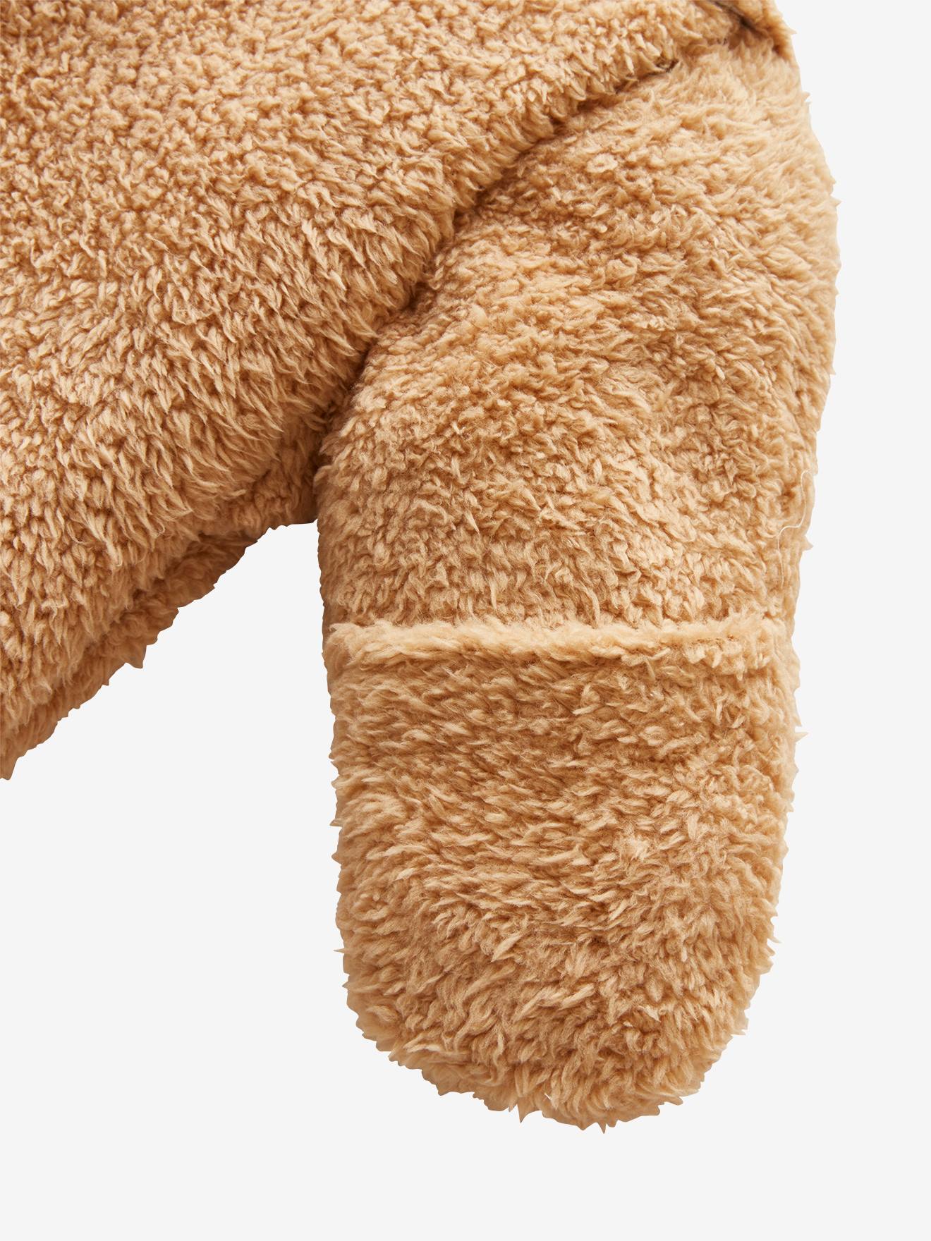 Vertbaudet Baby Auto-Schlafsack aus Mikrofaser Oeko-Tex - beige