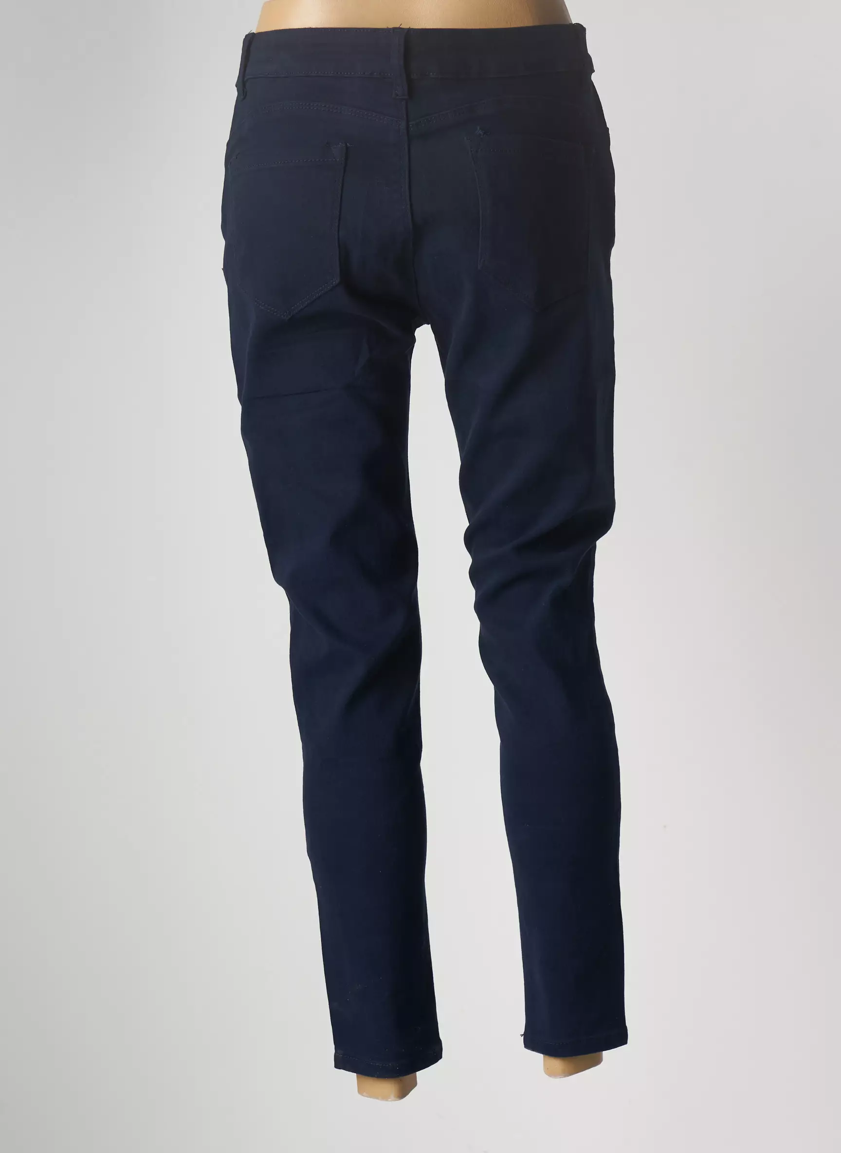Multiples Pantalons Slim Femme couleur bleu