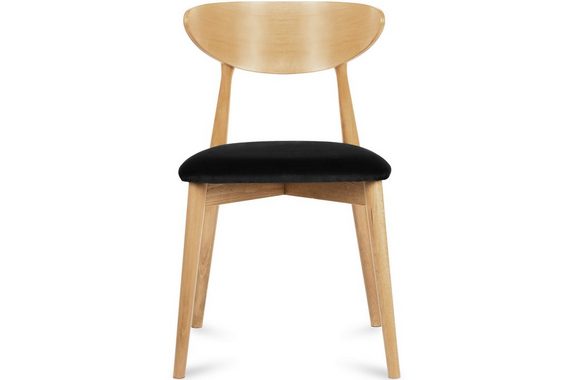 Konsimo Holzstuhl RABI Esstischstühl Küchenstühl Esszimmer Stühl Eiche (Esszimmerstühl, 2 St), Gestell aus Massivholz