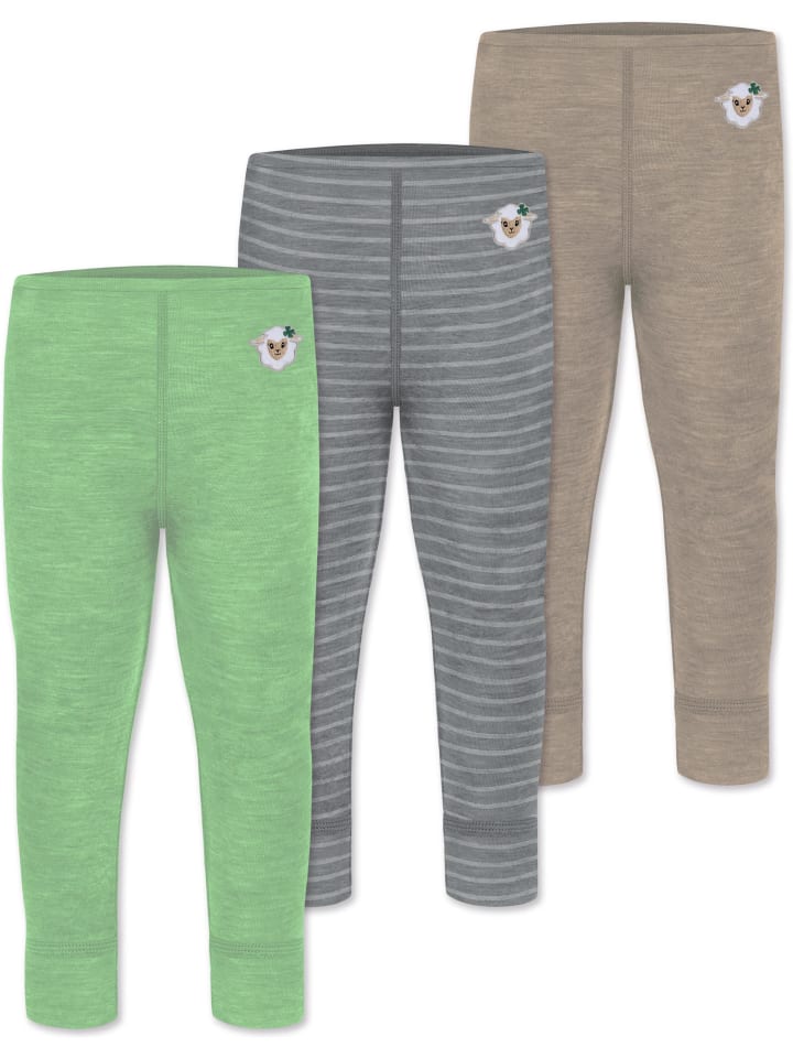 Normani Outdoor Sports 3er Pack Baby Merino Hose Unterhose „Tihoi