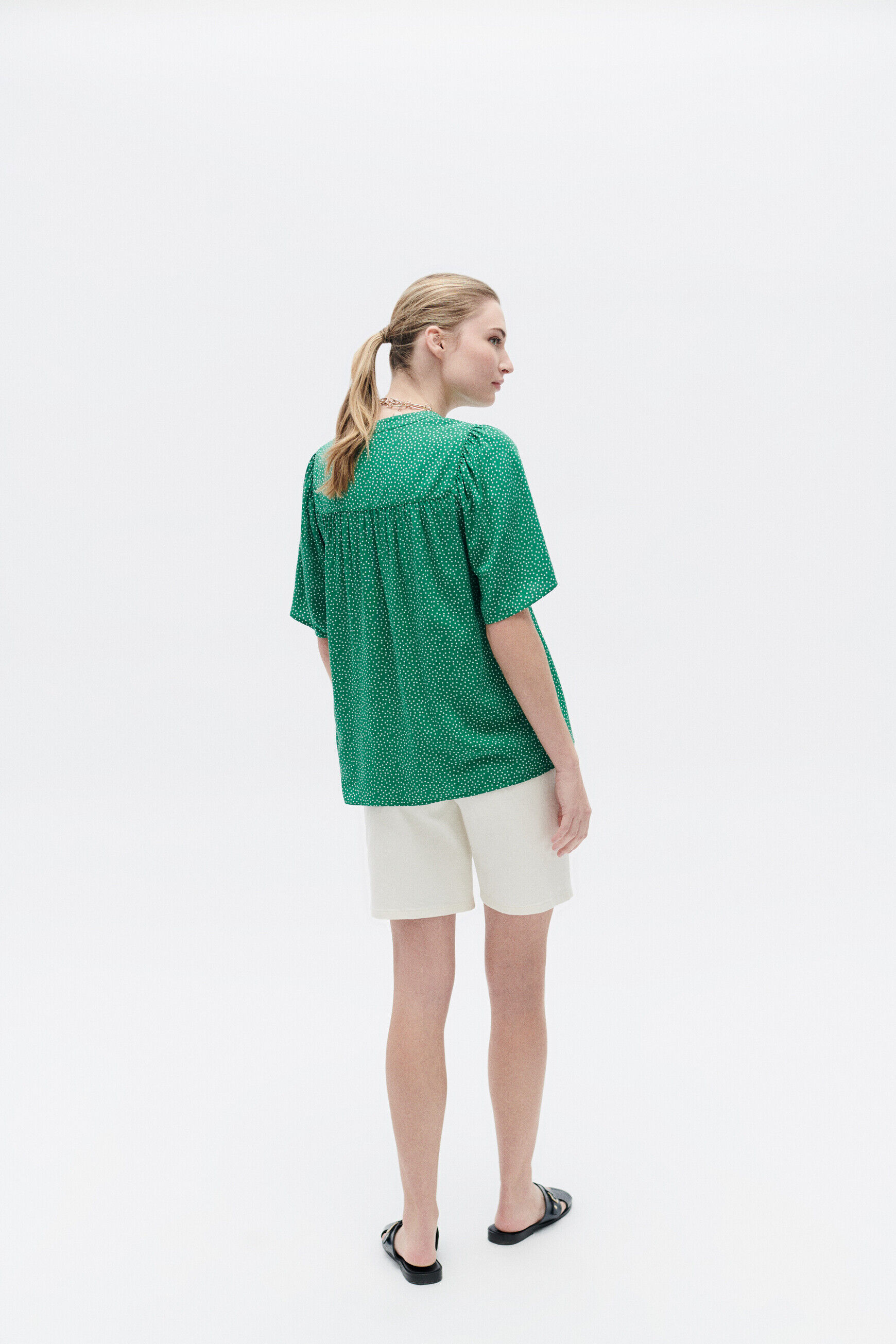 Chemise carla3 vert menthe femme